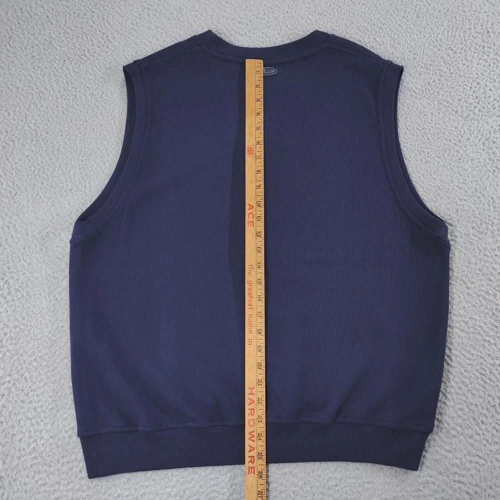Vtg North Carolina Tar Heels Sweater Vest Mens Large Page & Tuttle 2005 Champion